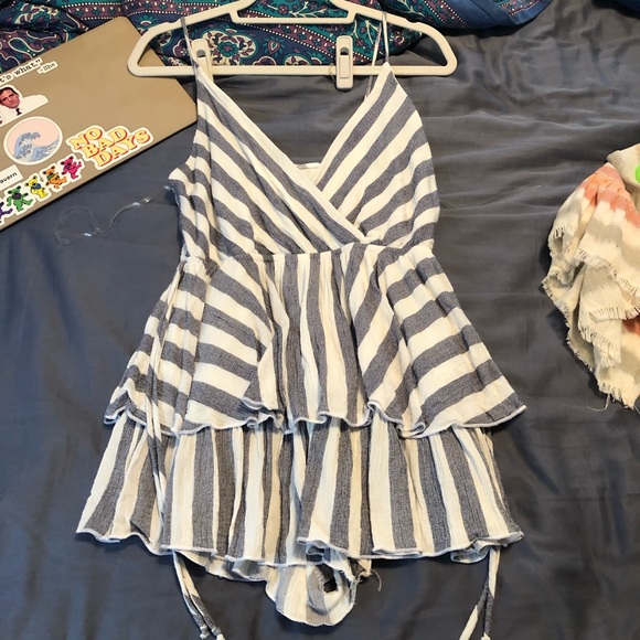 Blue ruffle romper - Picture 1 of 1